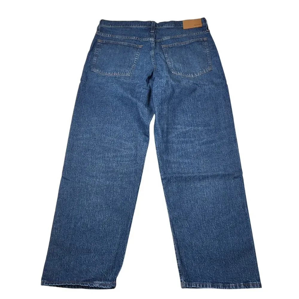 Madewell Mens Vintage Straight Jeans Medium Millbrook Wash Button Fly 29x32